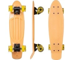 Glow-In-The-Dark Penny Board w/ Light-Up Wheels WORKER Solosy C1 22”