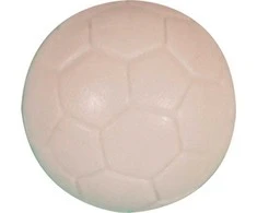 Graviruotas futbolo kamuolys Buffalo, baltas, 36 mm