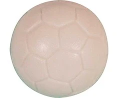 Graviruotas futbolo kamuolys Buffalo, baltas, 36 mm