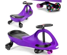 Gravitacijos atrakcionas vaikams LED ratai violetinės spalvos ECOTOYS