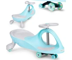 Gravity ride vaikiškos transporto priemonės ratai LED mėlyni ECOTOYS