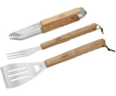 Grilio įrankių rinkinys Cattara Wood – 3 vnt.