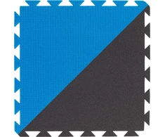 Grindų danga Yate, 43x43x1,0 cm, juoda/mėlyna
