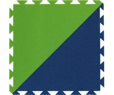Grindų danga Yate, 43x43x1.0cm, mėlyna/žalia