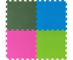 Kilimėlis Yate, 43x43x1,0 cm, rožinis/pilkas
