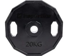 Guma dengtas olimpinis svorio diskas inSPORTline Ruberton 20 kg