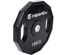 Guma padengtas svoris 30mm inSPORTline Ruberton 15kg