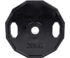 Guma padengtas olimpinis svoris 50mm inSPORTline Ruberton 20kg