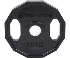 Guma dengtas olimpinis svorio diskas inSPORTline Ruberton 10 kg
