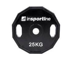 Guma padengtas olimpinis svoris 50mm inSPORTline Ruberton 25kg