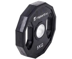 Guma padengtas olimpinis svoris 50mm inSPORTline Ruberton 5kg