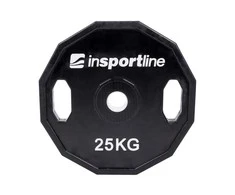 Guma padengtas olimpinis svoris 50mm inSPORTline Ruberton 25kg
