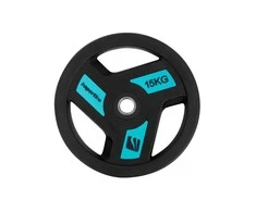 Guma padengtas svoris 30mm inSPORTline Herk 15kg