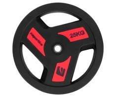 Guma padengtas svoris 30mm inSPORTline Herk 25kg