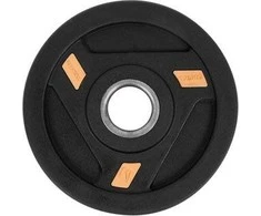 Guma padengtas svoris 30mm inSPORTline Herk 1,25kg