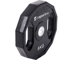 Guma padengtas svoris 30mm inSPORTline Ruberton 5kg