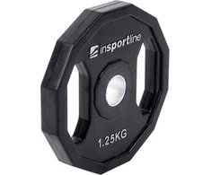 Guma padengtas svoris 30mm inSPORTline Ruberton 1,25kg