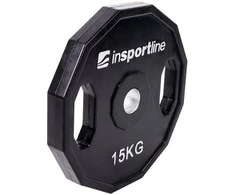Guma padengtas svoris 30mm inSPORTline Ruberton 15kg