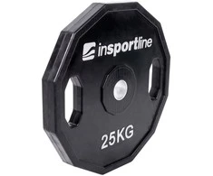 Guma padengtas svoris 30mm inSPORTline Ruberton 25kg
