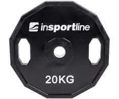 Guma padengtas svoris 30mm inSPORTline Ruberton 20kg