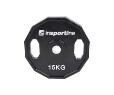 Guma padengtas svoris 30mm inSPORTline Ruberton 15kg