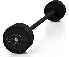 Gumuotas tiesus štangos grifas 25 kg, matinis juodas – Marbo Sport