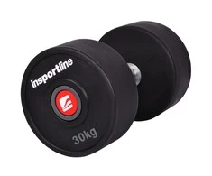 Gumuotas hantelis inSPORTline PRO 30kg