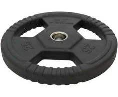 Gumuotas svoris su rankenomis Bauer Fitness Premium 25kg (50mm)