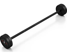 Gumuotas tiesus štangos grifas 20 kg, matinis juodas – Marbo Sport
