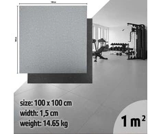 Heavy-Duty Floor Mat inSPORTline Luxteko Flat 100 x 100 x 1.5 cm