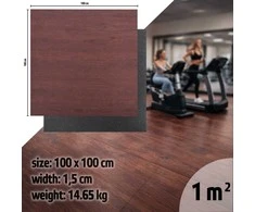 Heavy-Duty Floor Mat inSPORTline Luxteko Flat 100 x 100 x 1.5 cm