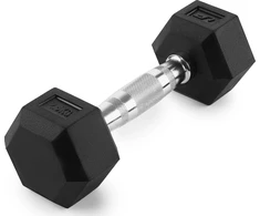 HEX 2,5kg guma dengtas ketaus hantelis – UpForm