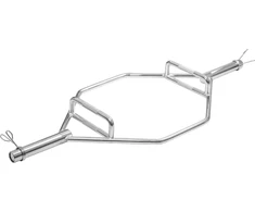 Hex Olympic Barbell inSPORTline Hexlif 140 cm / 50 mm – 21.8kg, 200 kg Capacity, with Collars