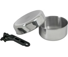 Indų rinkinys BasicNature Stainless Steel Biwak Junior