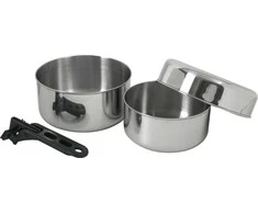 Indų rinkinys BasicNature Stainless Steel Biwak 1