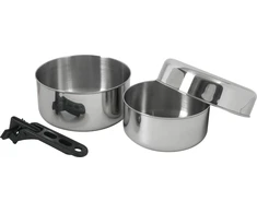 Indų rinkinys BasicNature Stainless Steel Biwak 1