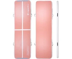 Pripučiamas mankštos kilimėlis inSPORTline Airstunt 500 x 100 x 10 cm Coral Rožinė