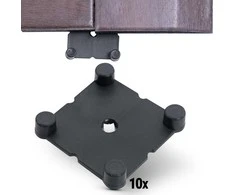 Insportline Connector Set for Luxteko Waffle Floor Mats – 10 Pcs.