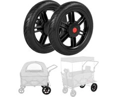 Insportline Atsarginiai galiniai ratai StrollKidz ir StrayPaws vežimėliams 5,5 x 29 cm, 2 vnt.