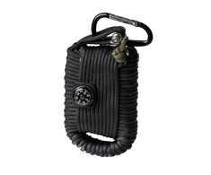 Mil-Tec Juodas PARACORD SURVIVAL KIT LARGE