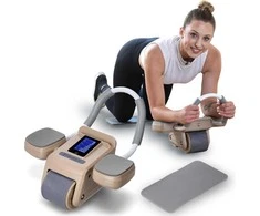 KA08 BROWN AB WHEEL FOR EXERCISING ABS MUSCLES HMS