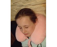 Kaklo pagalvėlė BasicNature Kids, rožinė