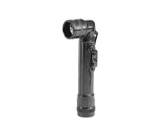 Mil-Tec US Juodas LED ANGLEHEAD FLASHLIGHT MEDIUM
