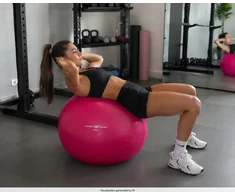 Gimnastikos kamuolys Anti-Burst 65 cm rožinis Marbo Sport