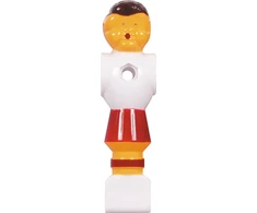 Stalo futbolo žaidėjai Buffalo, raudona / balta, 16 mm, 4 vnt.