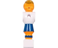 Keičiamas stalo futbolo žaidėjas Buffalo, mėlynas / baltas, 16 mm