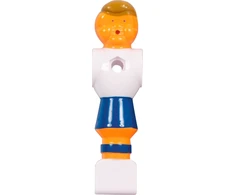 Keičiamas stalo futbolo žaidėjas Buffalo, mėlynas / baltas, 16 mm