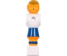 Keičiamas stalo futbolo žaidėjas Buffalo, mėlynas / baltas, 16 mm