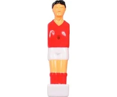 Keičiamas stalo futbolo žaidėjas Buffalo, raudonas / baltas, 13 mm