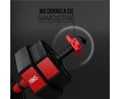 Keičiamo svorio hantelių ir štangos komplektas HMS SGC15, 15 kg